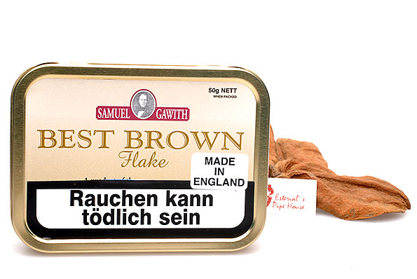 Samuel Gawith Best Brown Flake Pipe tobacco 50g Tin